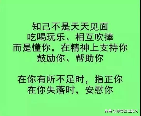 你说什么是知己？