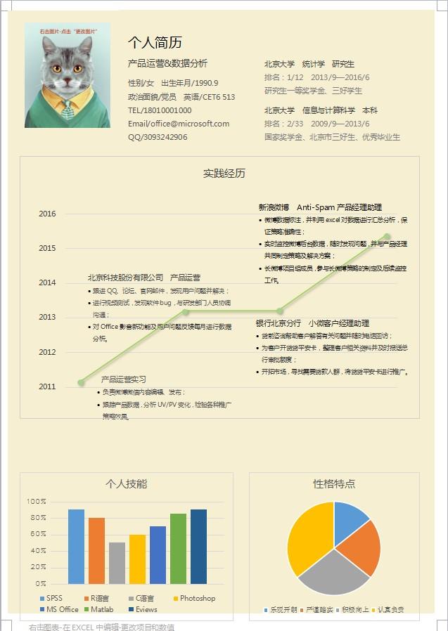 最有竞争力的个人简历，无私分享9款高颜值的大气个人简历模板！