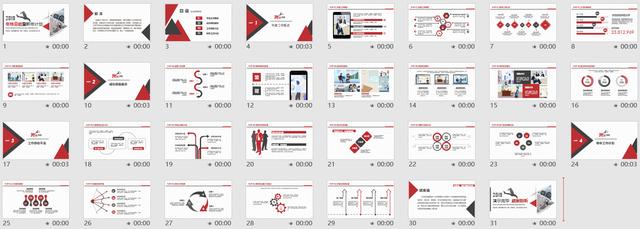 完整2019年工作计划PPT，商务框架设计，高清动态赶紧拿走