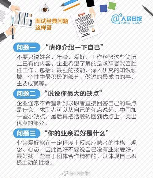 求职礼仪 实用“面经”，找工作必看！