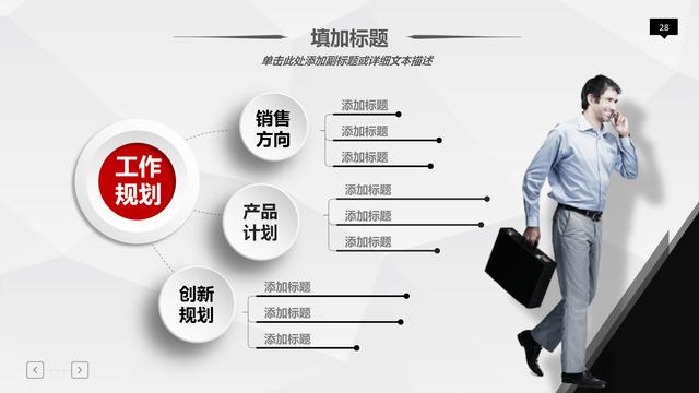 个人职业规划大气PPT模板，进步阶梯计划，喜欢的下载