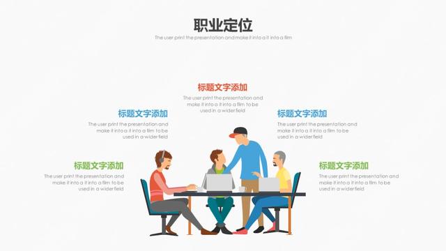 第722期：2018扁平化——职业生涯规划PPT模板