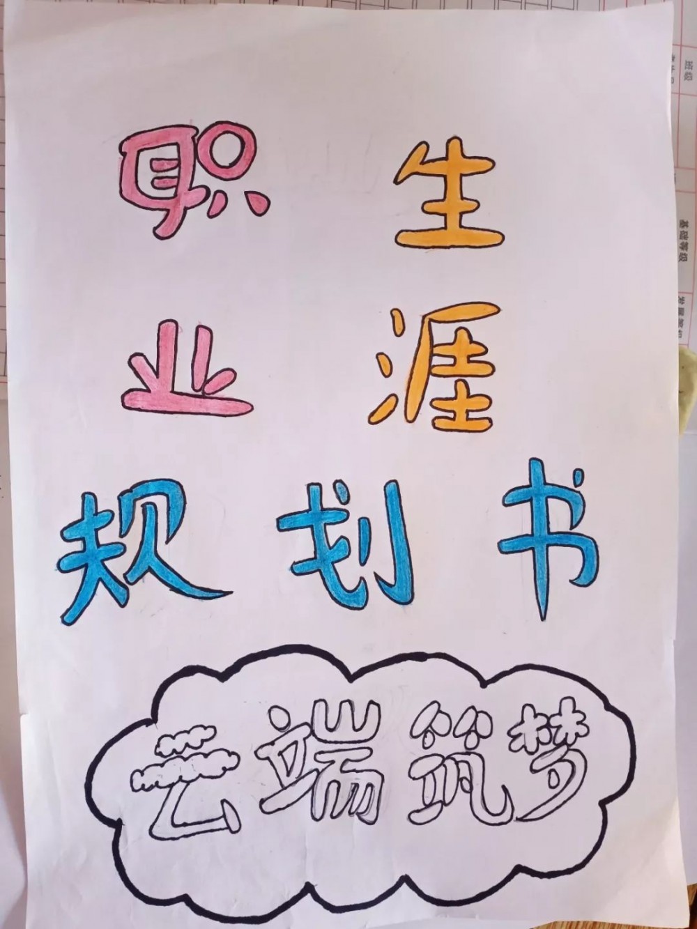 职业生涯规划书 封面设计