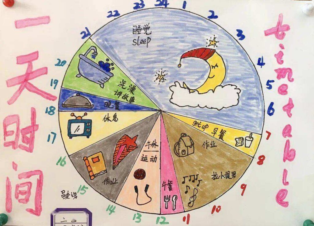 小学生最佳作息计划表（寒假作息时间表）