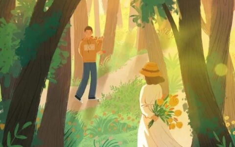 一枝淡贮书窗下，人与花心各自香