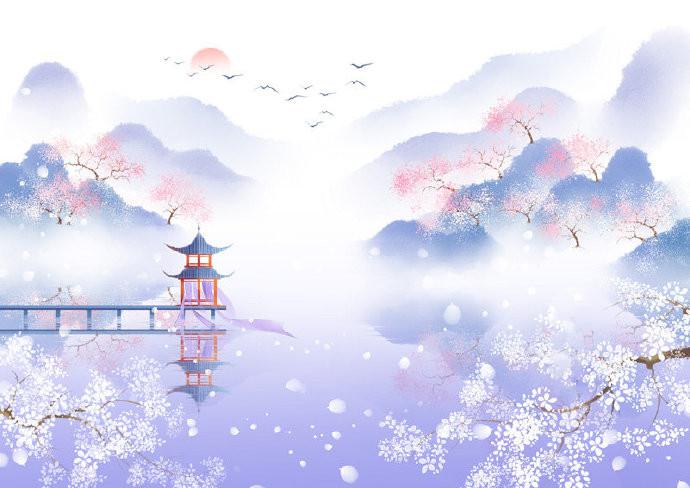 一别如斯，落尽梨花月又西，三首梨花诗词，醉了流年，碎了心扉