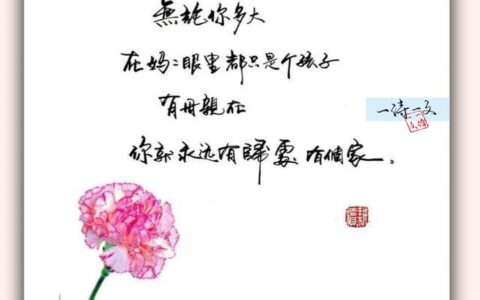 母亲节｜不只今天，每一天都很爱您，请收取最美母亲节祝福！