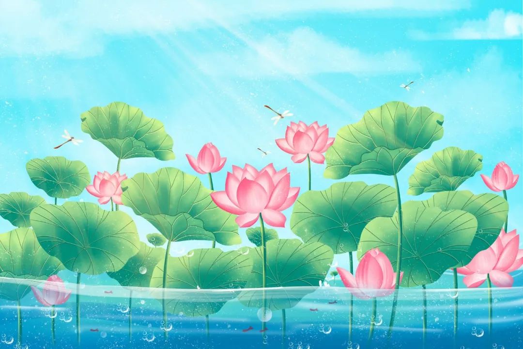 适合初夏发朋友圈的诗句，温柔清凉，一秒入心