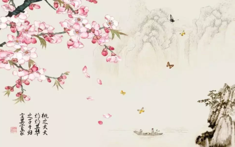 有关桃花的诗句有哪些（最有名的桃花诗欣赏）