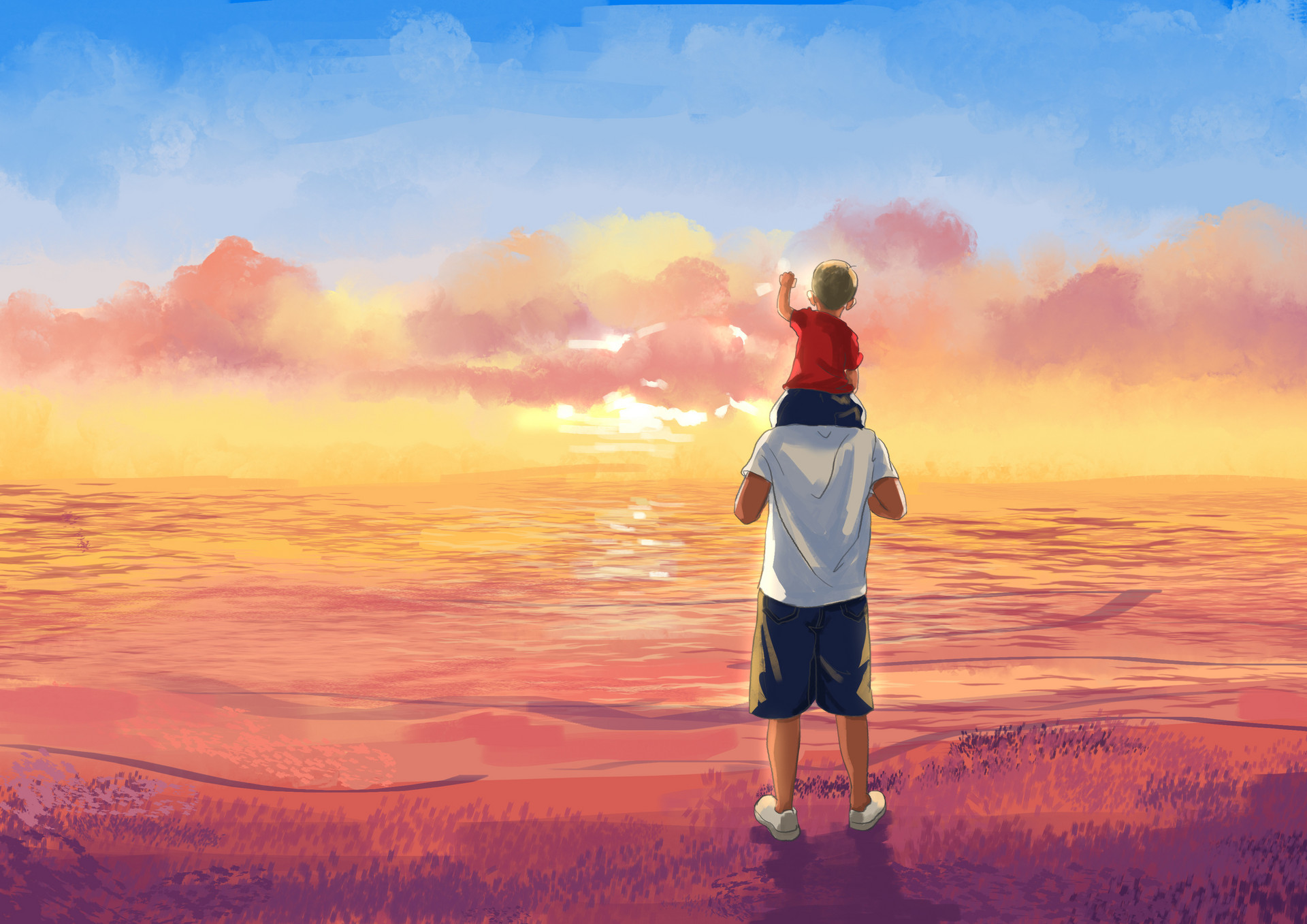 父亲节的诗歌简短(古人赞美父亲的诗词)