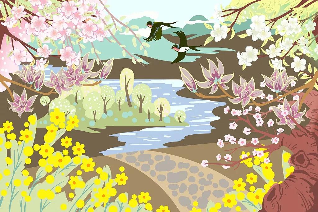 描写春天的古诗有哪些（春暖花开的句子的优美短句）