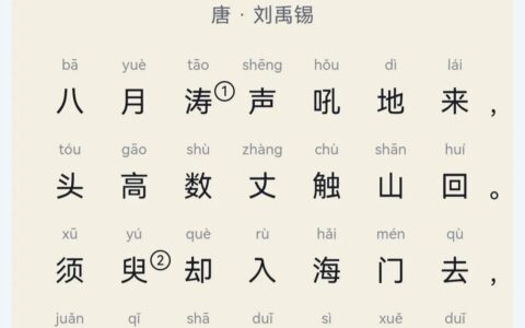 刘禹锡浪淘沙赏析（刘禹锡浪淘沙注音其七）