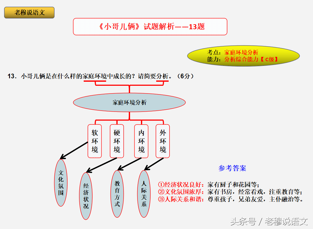 小哥儿俩阅读理解答案解析（小哥儿俩阅读理解详细分析）