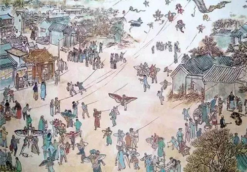 春天放风筝的诗句（春天描写放风筝的情景）