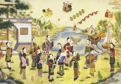 春天放风筝的诗句（春天描写放风筝的情景）