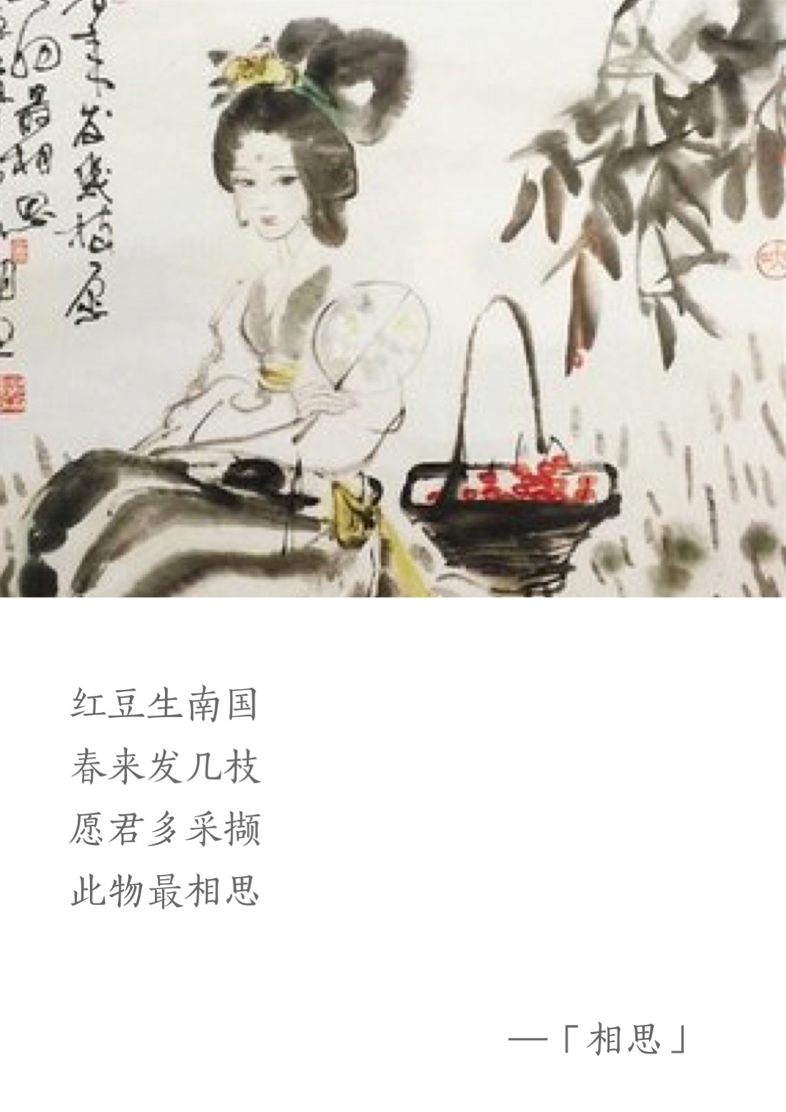 红豆古诗王维（红豆翻译及注释）