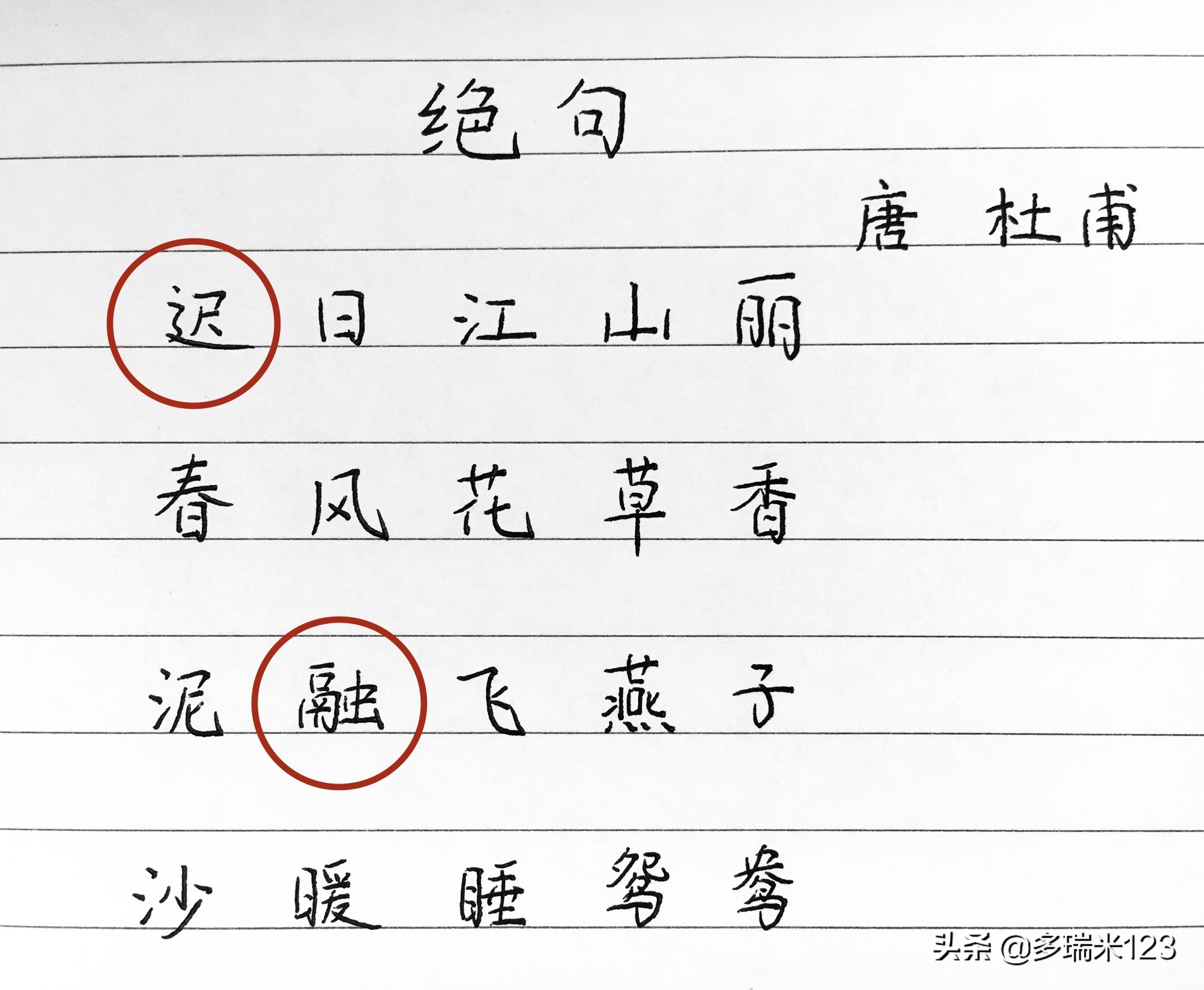 绝句描写的是什么季节（分析绝句杜甫描写的季节）