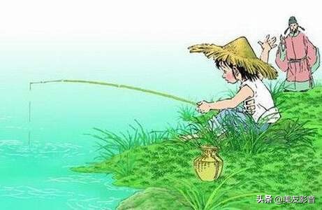 小儿垂钓古诗解释和注释（小儿垂钓全诗翻译及配图）