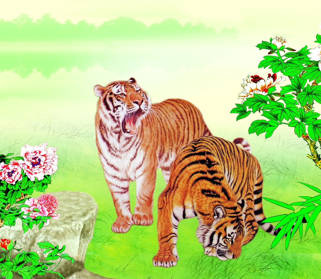 关于虎的成语（带虎字的寓意好的成语）