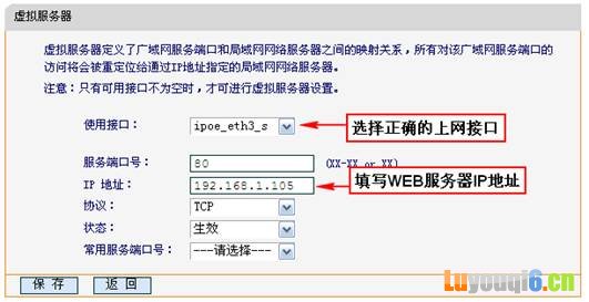 转发规则--虚拟服务器，