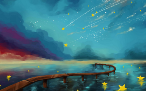 描写星星的诗句有哪些（星月相伴的唯美句子）