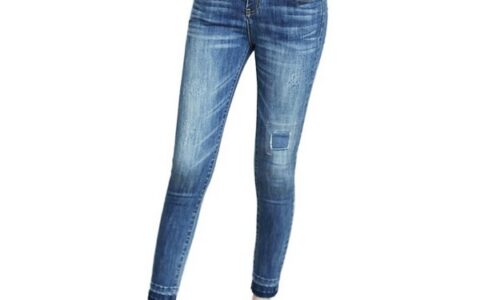 九分牛仔裤心机露脚踝挑逗性感