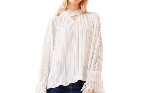 轻抚长袖，纯美雪纺萦绕白色浪漫