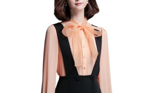 系带衬衫甜而不腻乖巧有魔力