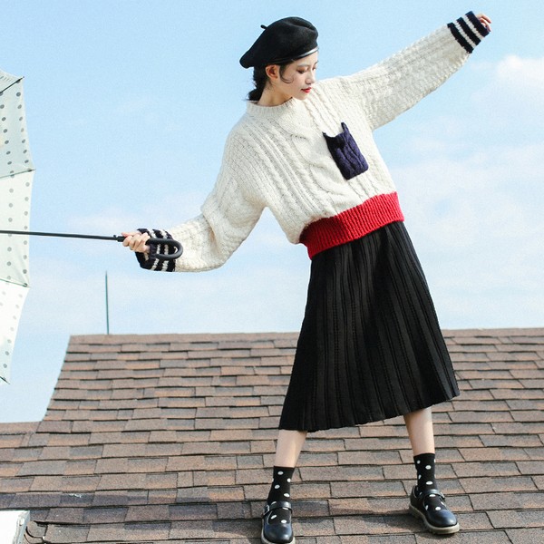 丰富冬季造型，少不了这些百褶裙的神助攻