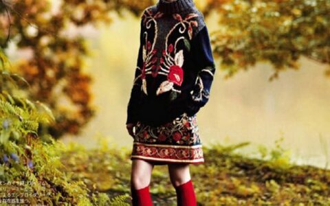 最美不过风情，这才是你想要的毛衣裙