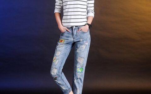 跩跩的坏，最快最上镜超酷破洞牛仔裤