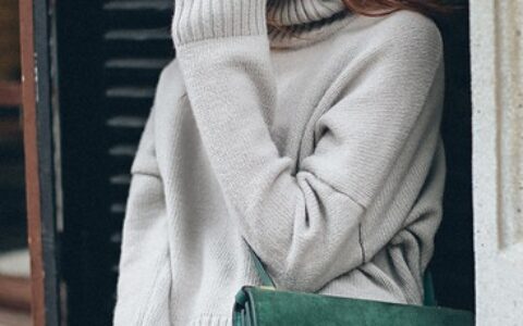 灰色毛衣 靠近心中宁静港湾