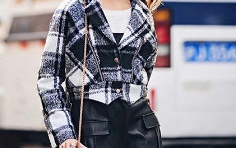 外套短一点更轻盈秀婉