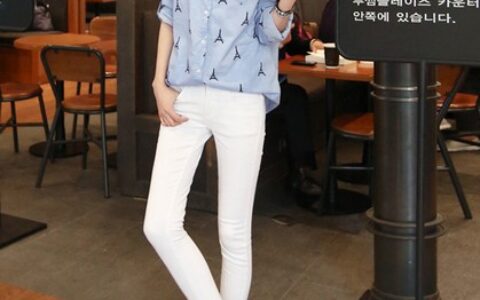 白裤子 自带高颜值