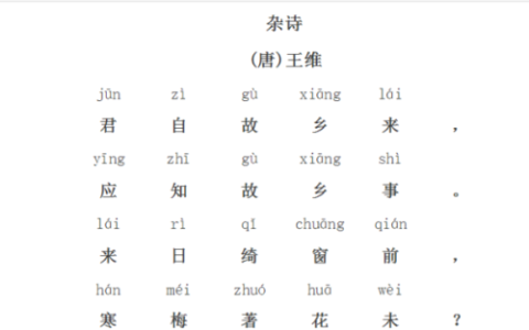 杂诗其二王维诗意（杂诗全文鉴赏）