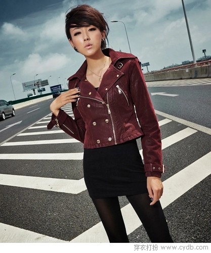 气场瞬间提升 必备皮质外衣