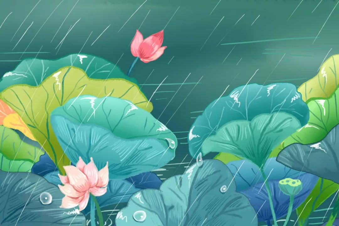 夏雨的诗句美好古诗（关于落雨的秋的唯美诗句）