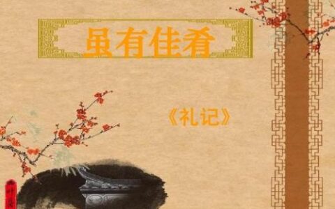 礼记虽有嘉肴原文朗读（礼记虽有嘉肴翻译及原文）