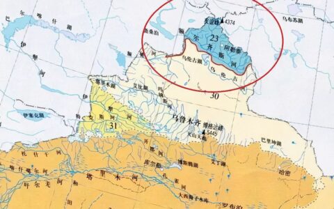 中国河流图怎么画（中国六大区域划分图）
