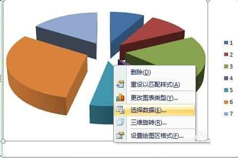 excel如何制作数据分析的三维饼图