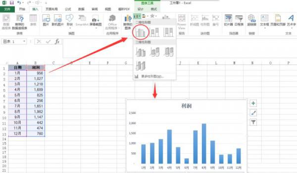 Excel 2013怎么给图表添加参考线