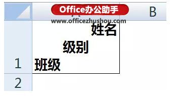 Excel如何制作不同的斜线表头