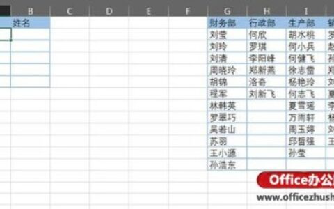 EXCEL制作二级下拉菜单的方法