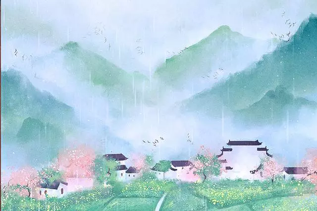 落进诗词里的每一场春雨，都有自己的名字，真的太美了！