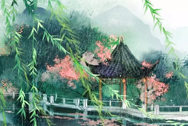 落进诗词里的每一场春雨，都有自己的名字，真的太美了！